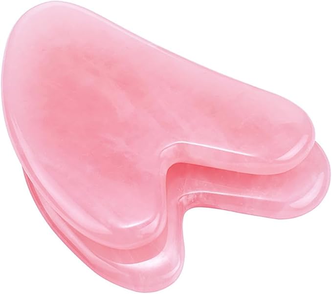 2pcs face gua sha Board Set, gua sha Jade Manual Massage Stick for face and Body, for Sculpting jaw line and eliminating Puffiness Relieving Tension Redness Daily Skincare, Men Women self Care Gifts