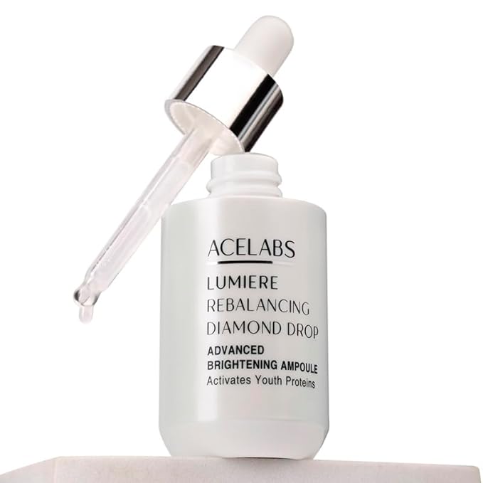 ACELABS Advance Brightening and Anti Aging Serum for Face | Niacinamide, Ceramide, Hyaluronic Acid & Probiotics | Improve Uneven Skin Tone, Hydrates Pore Minimizer for Face & Skin Tightening 1.01oz