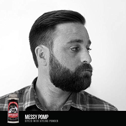 Uppercut Deluxe Styling Powder for Men – Volumizing & Texturizing Hair Powder with Flexible Hold and Natural Matte Finish – Lightweight, Reworkable Men’s Hair Product – 0.7 oz / 20 g