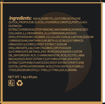 120 Pcs 24K Gold Eye Patches,Collagen Under Eye Mask for Puffy Eyes & Dark Circles, Combat Fine Lines and Wrinkles,Non-Irritating Under Eye Patches