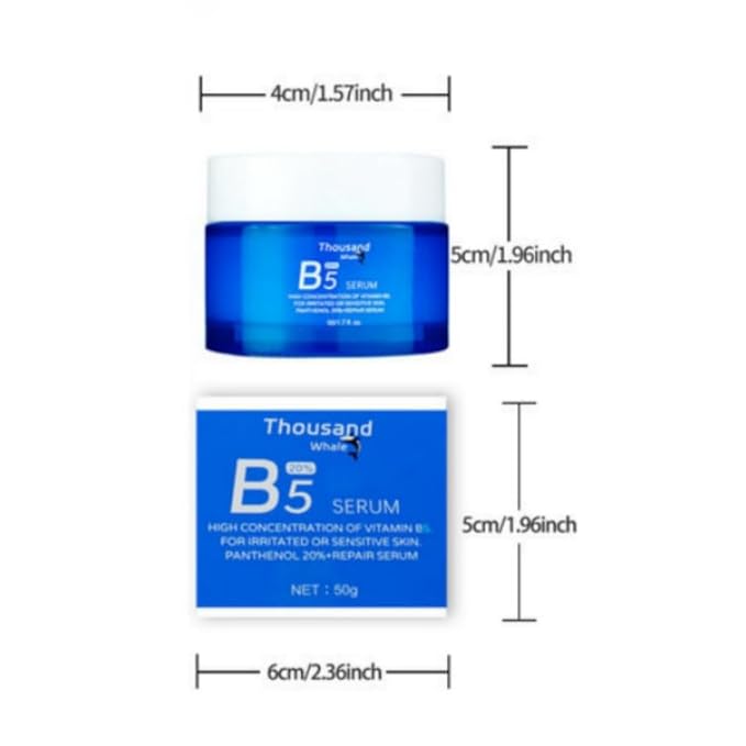 Thousand Whale B5 repair serum ,high concentration of vitamin B5.For irritated or sensitive skin.panthenol 20%+repair serum