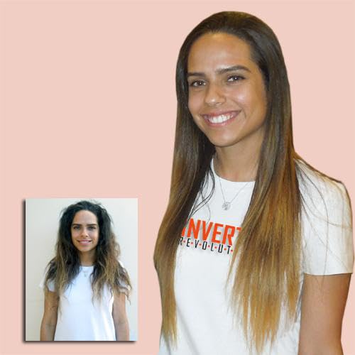 INVERTO ONE Formaldehyde-Free Brazilian Keratin Blowout Treatment for Instant Hair Straightening - Professional Complex (Large Set)