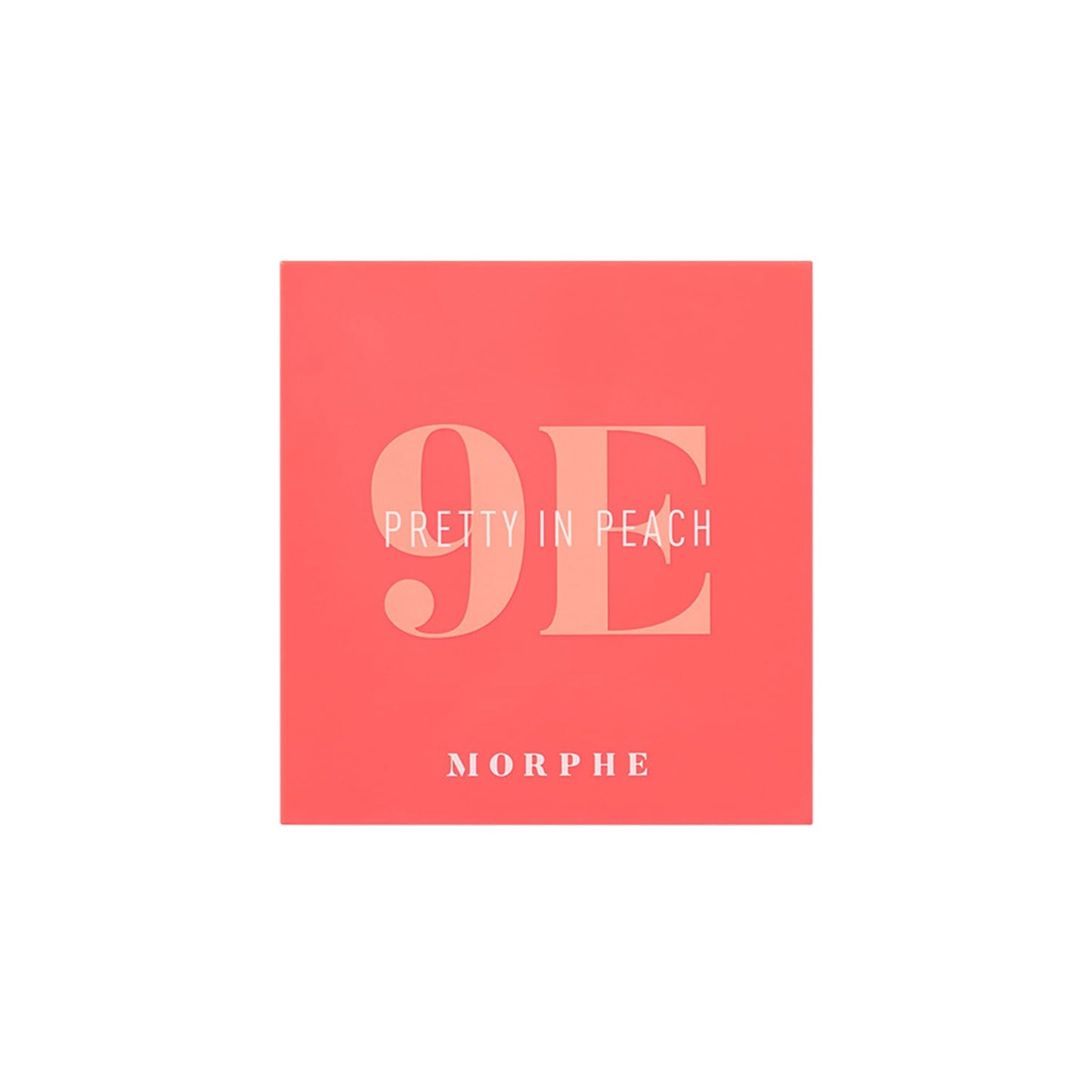 Morphe 9E Pretty In Peach Artistry Palette - Peach & Brown Makeup Palette with Matte and Shimmer Finishes - Highly Pigmented Eye Makeup with a Blendable & Buildable Formula (0.35 oz)