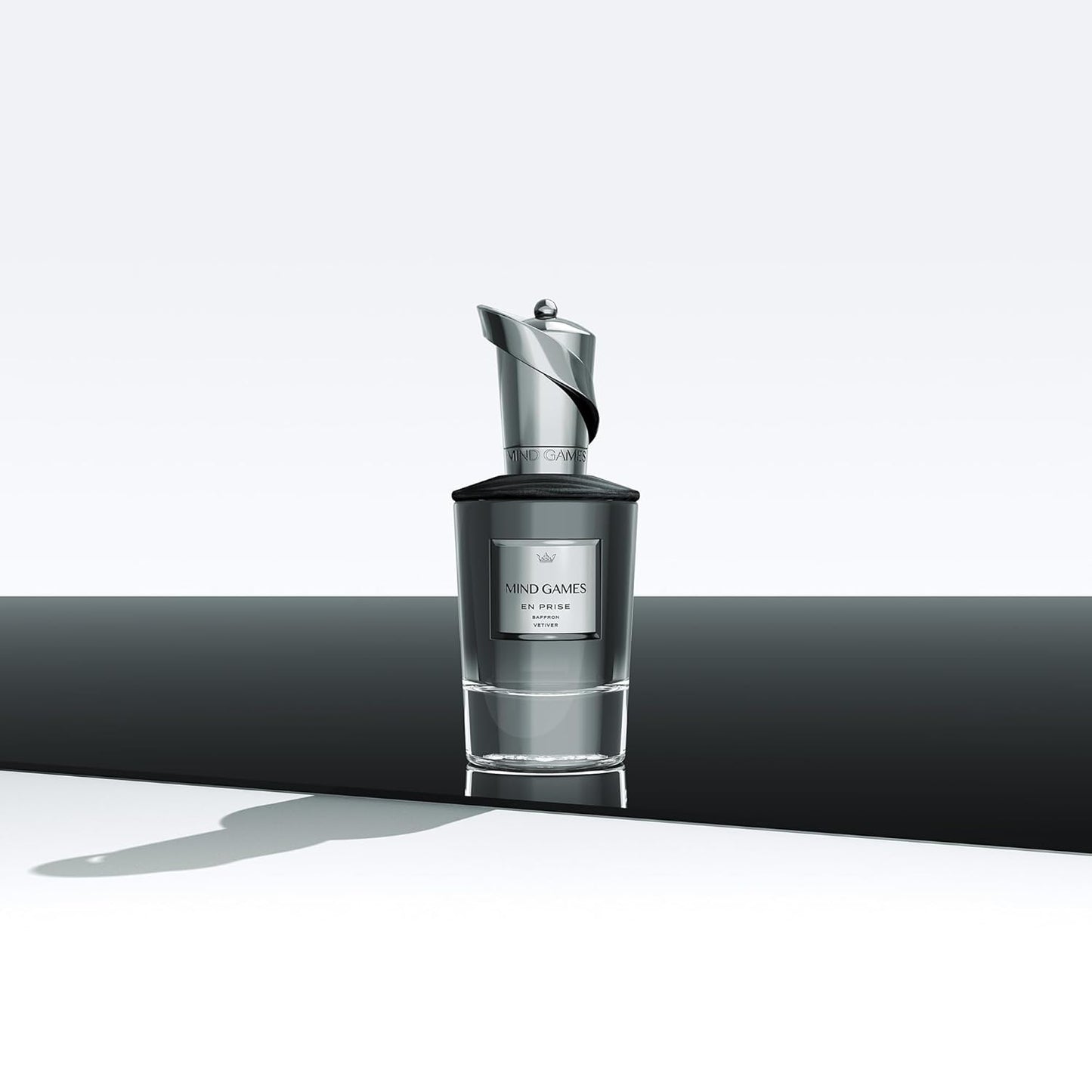 MIND GAMES En Prise - Luxury Perfume with Notes of Saffron, Bergamot & Cedarwood - Elegant Extrait de Parfum for Women & Men - Woody & Citrus Perfume - 100 mL/3.4 oz