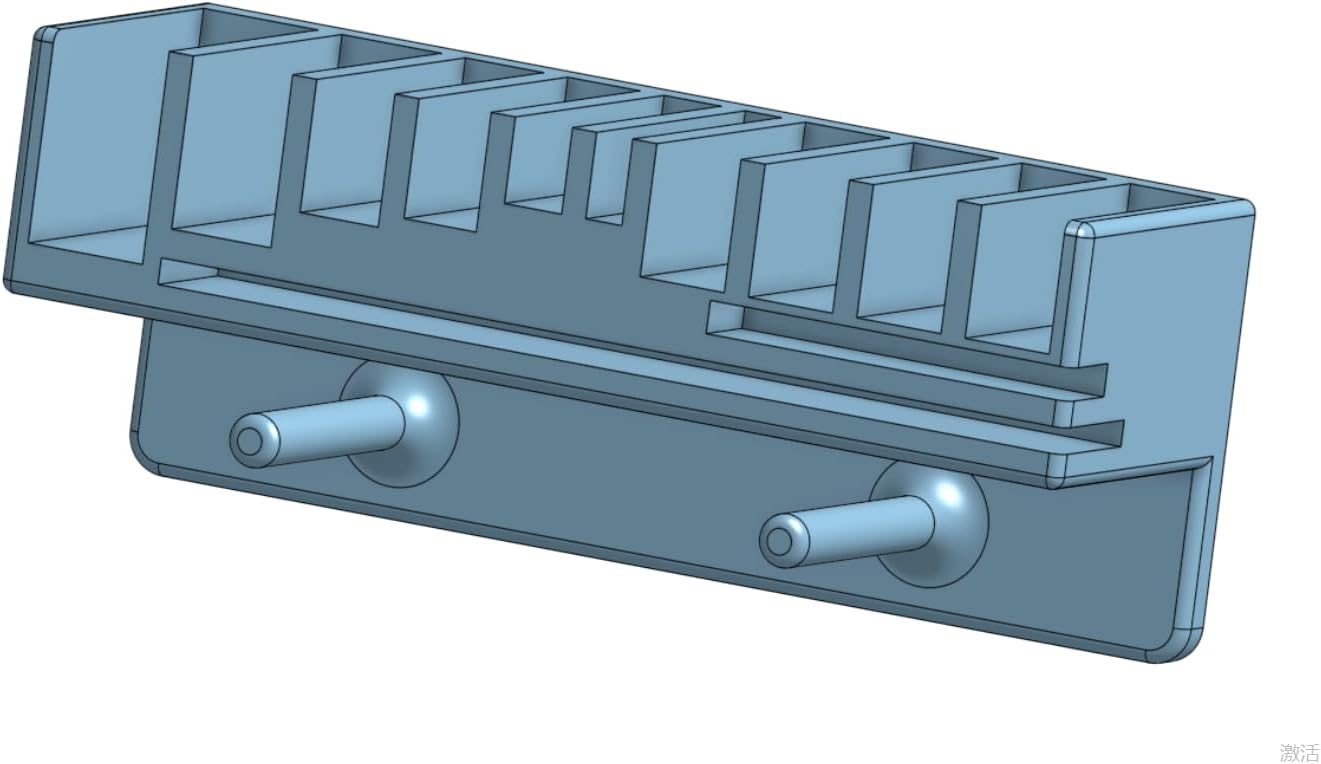 Wall mount for Novah Professional hair clippers,Can store multiple trimmer guards,Space-saving, Suitable for barber shops or beauty studios (black)