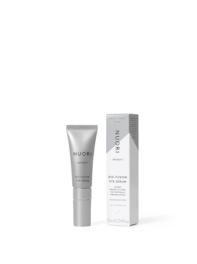 NUORI Infinity Bio-Fusion Eye Serum | For All Skin Types, Brightening and Firming Serum for Eyes, Addressing Visible Signs of Aging, 10 ml, 0.2 fl oz