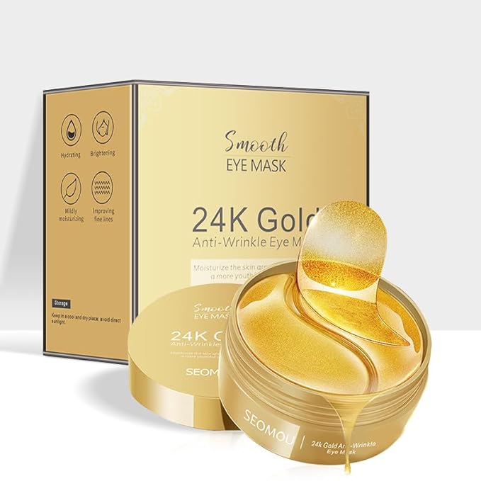 24k eye mask for anti wrinkle and dark circles