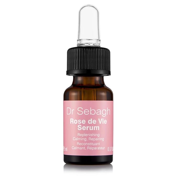 Rose de Vie Serum - 0.17 fl oz | Award-Winning Nourishing Anti-Aging Formula | Use with Dry, Mature, or Sensitive Skin | Designed to Soothe Redness & Irritation | Regenerating & Invigorating