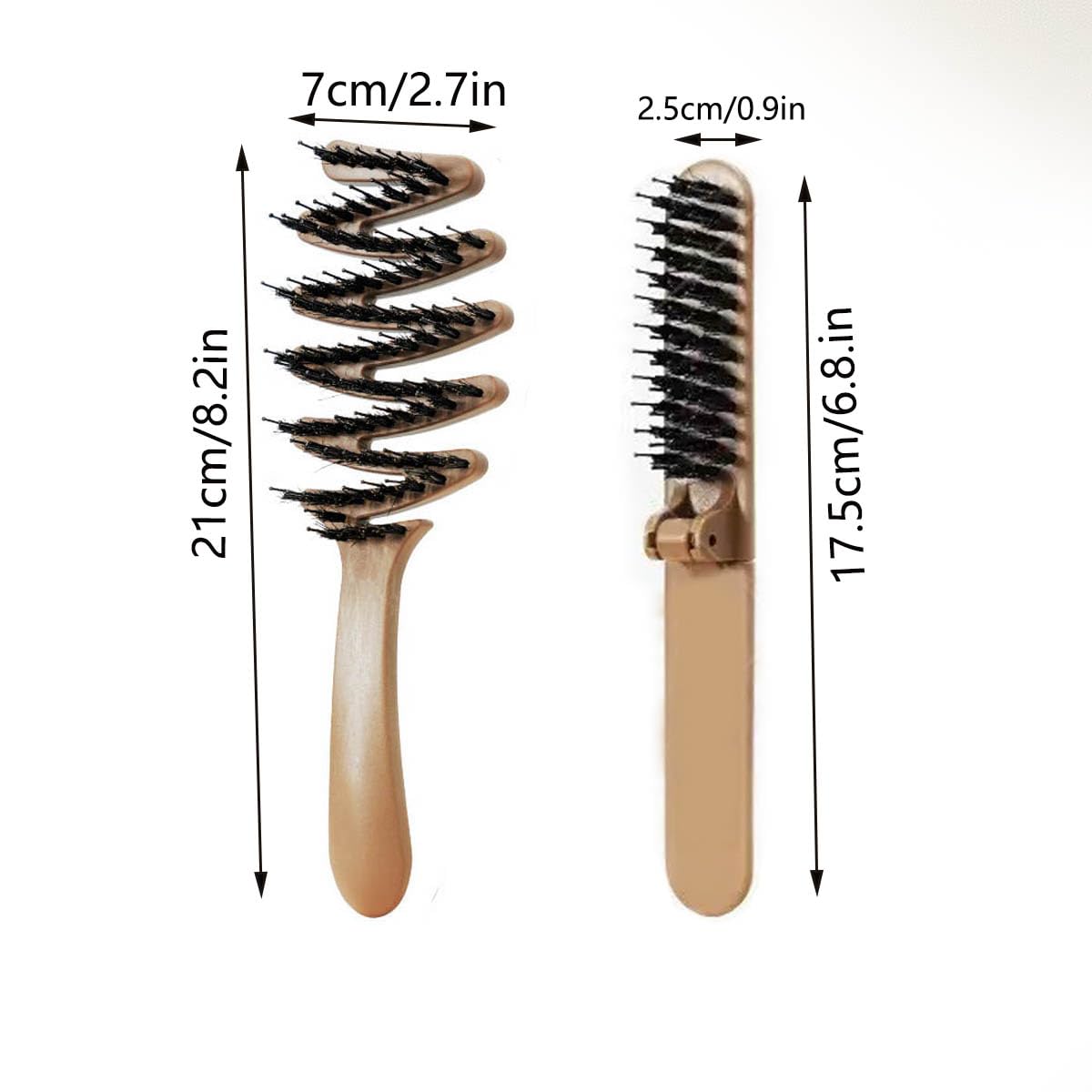 for Men and Women Hair Brush, Comb Set Suitable for All Hair Types, Ergonomic Handle Styling Brush