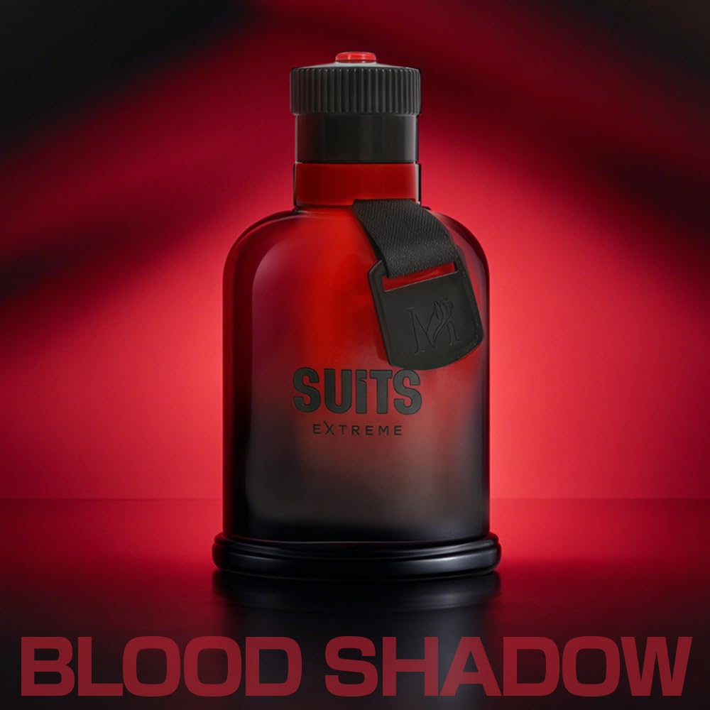 Suits Extreme Men Cologne 3.4 Fl Oz Eau De Toilette Spray,Notes of Bold,Captivating,Spicy and Fresh– Long Lasting Perfume for Men Daily Use