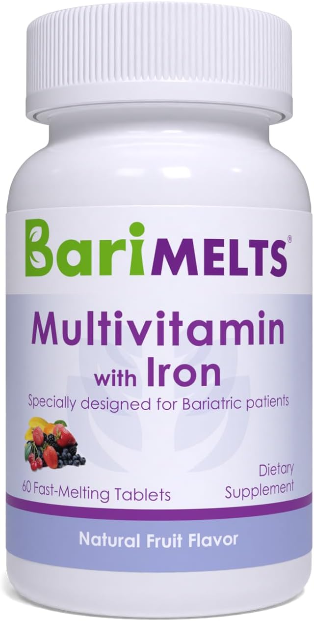 BariMelts Bariatric Multivitamin with Iron 1 Month (60 Fast-Dissolving