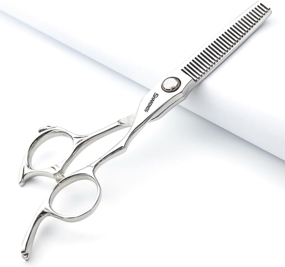 6/6.5-inch Sharonds hair clippers, professional Japanese 440C scissors, efficient scissors, scissors, comb adjuster (5.5 inch 2 Piece)