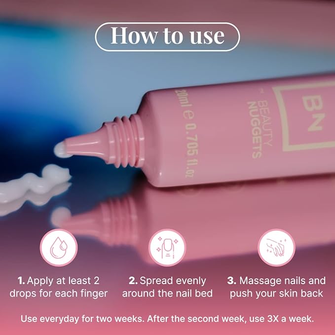 Cuticle Treatment, Cuticle Oil In Deep Action - A Unique Combination Of Cuticle Oils, Serums And Creams In One Product- Strengthen And Promotes Nails Growth-Visible Results In a Week