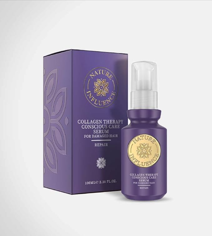 Collagen Therapy Conscious Care Serum for the Repair of Damaged Hair, Collagen Hair Serum for Damaged and Thinning Hair, Hair Thinning and Loss - Serum for Hair Density 100 ML 3.38 FL. OZ.