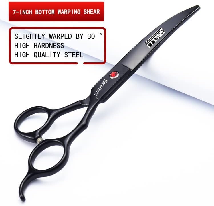 6/7 Inch Hairdressing Scissors Set Barber Shop Hair Scissors Styling Tools (7-inch 4pc)