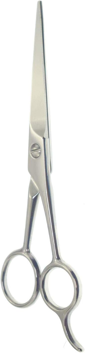 Professional Hair Cutting Scissors Sharp Blades Hair Shears/Barber Scissors/Mustache Scissors Stainless Steel Hair Scissors 7" 6.5" 6" Haircut/Hairdresser For Kids, Men and Women (6.5 Inch)