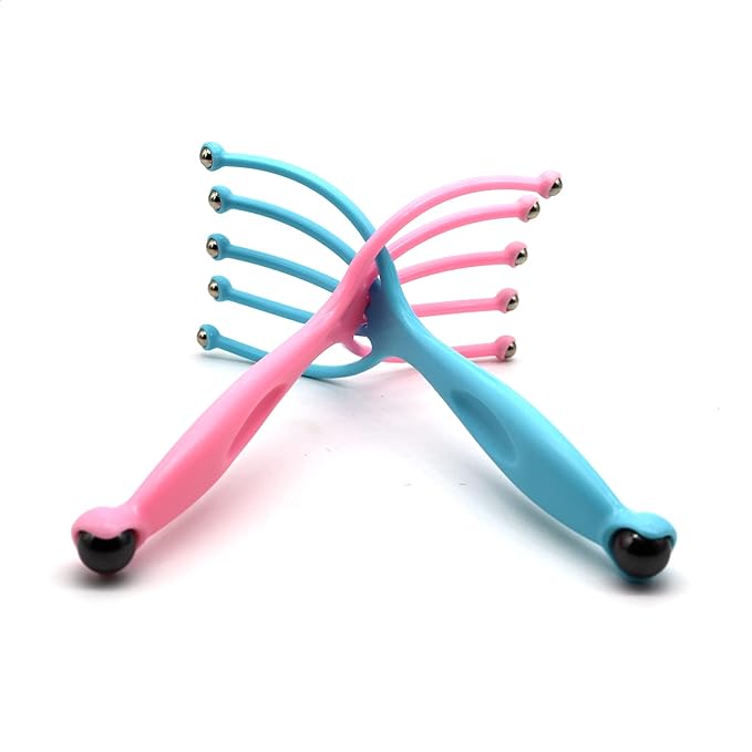 Scalp Massager - Disscool Head Massager Protable Hand Held for Deep Relaxation & Stress Reduction 2 Pieces