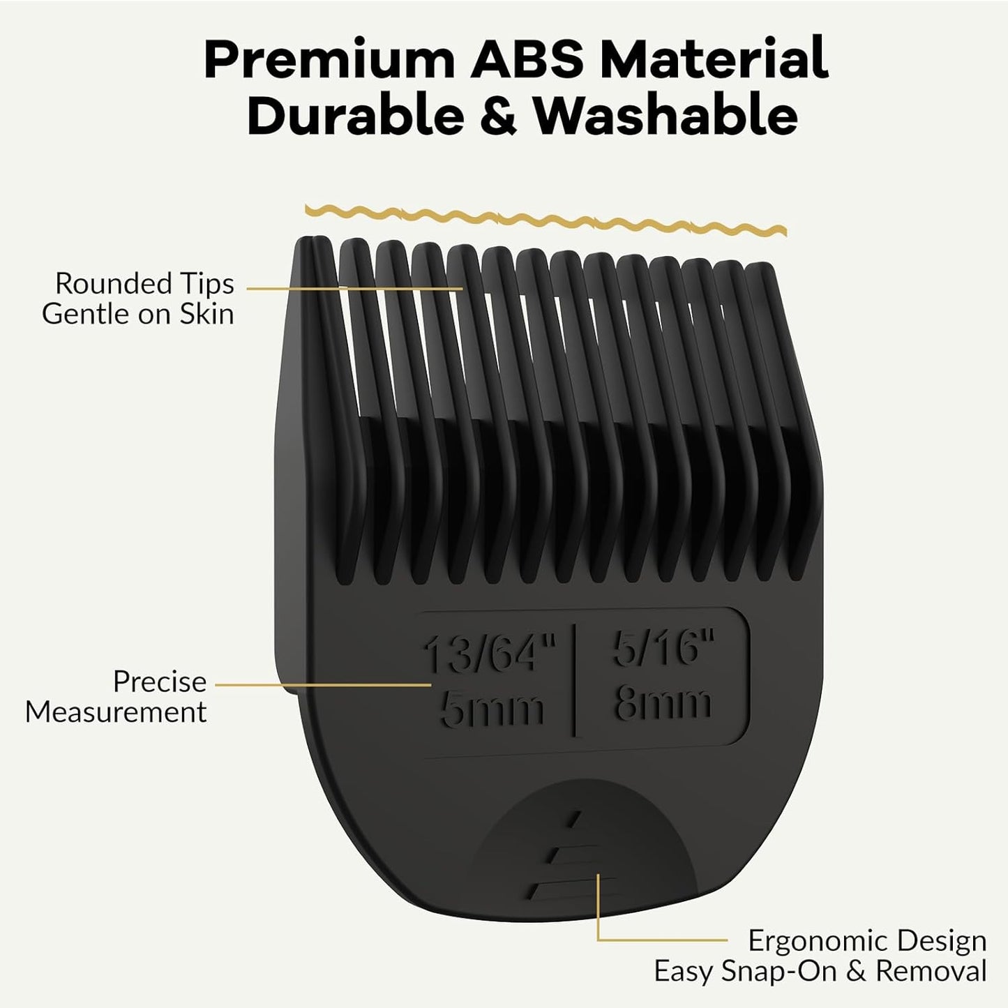 Guards for Manscaped 4.0 - Skin-Safe Trimmer Attachments, Precision Fit Cutting Guides Comb Replacement (4-Pack)
