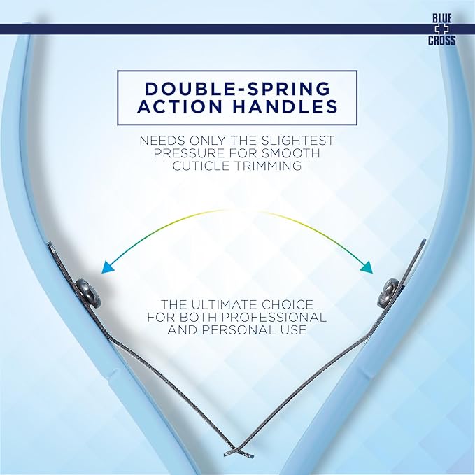 Blue Cross Professional Nail Care, Hydrating, Moisturizing, Strengthening Cuticle Remover + Softener Cream with 6mm Jaw Cuticle Nippers, 2 Pack