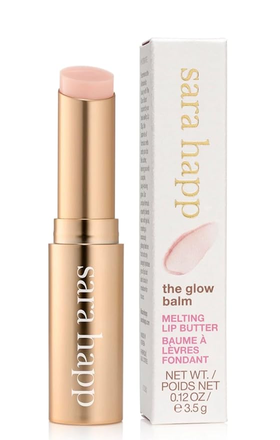Sara Happ The Glow Balm Lip Balm, Hydrating, Softening for All Skin Types