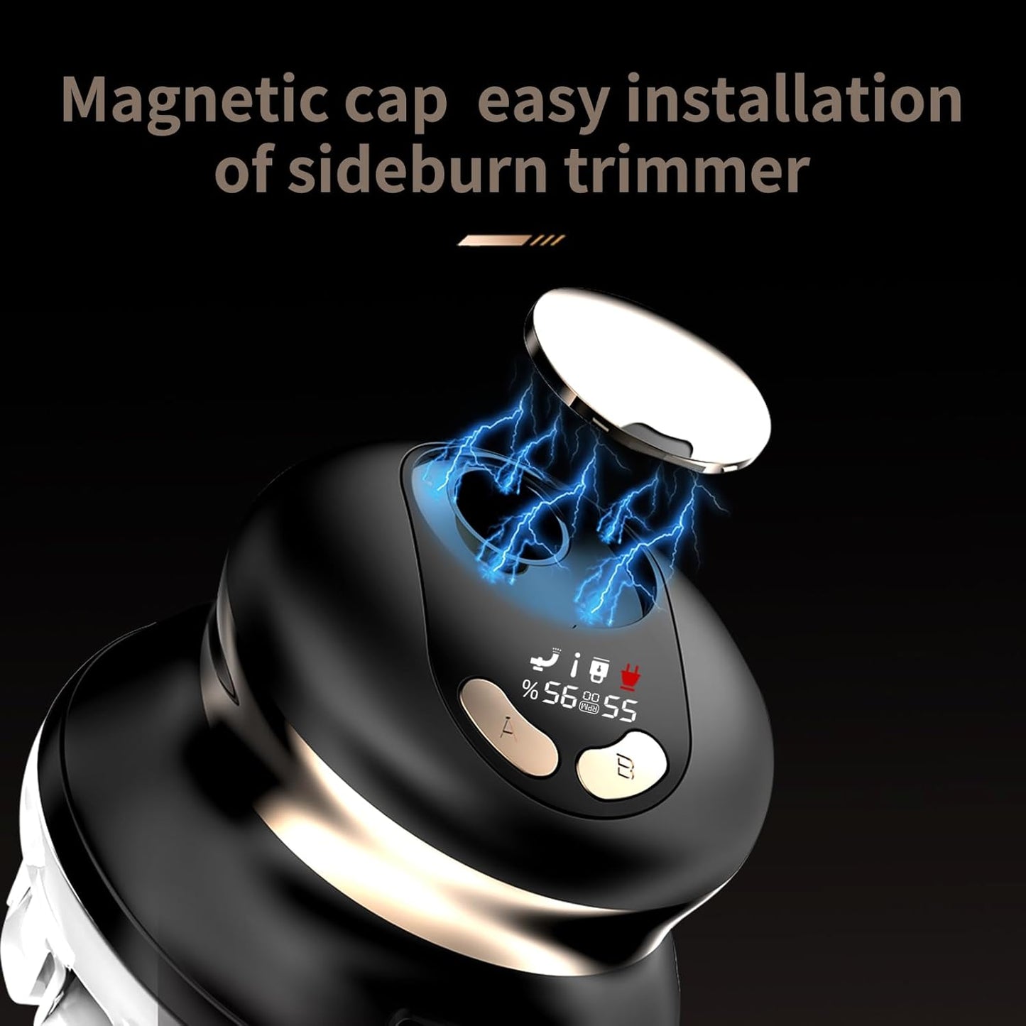 Self Haircut Kit for Men Set Cordless Electric Short Hair Trimmer Grooming Kit for Mens Professional, Waterproof Personal Trimmers Hair Clippers for Man(Black1)