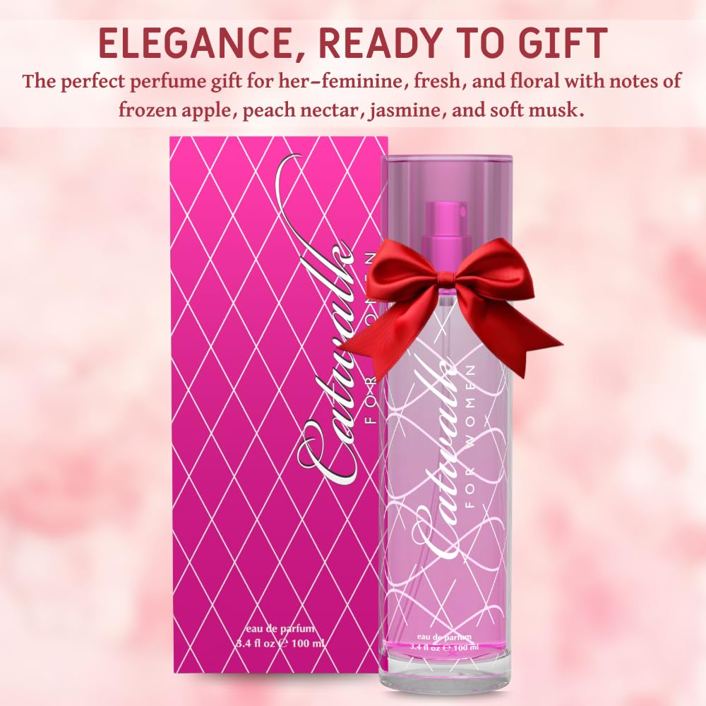 Perfume for Women - INSPIRED by A WORLD RENOWED WOMEN'S PERFUME - Fruity, White Floral, Fresh - Frozen Apple, Peach Nectar, Jasmine, Musk - Long-Lasting 100ml (3.4 fl oz)