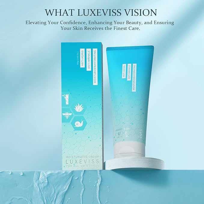 Anti-Aging Face Moisturizer - Repair Daily Facial Moisturizing Cream for Fine Lines & Wrinkles Hydrating and Moisturizing, 3.35 Fl Oz-90