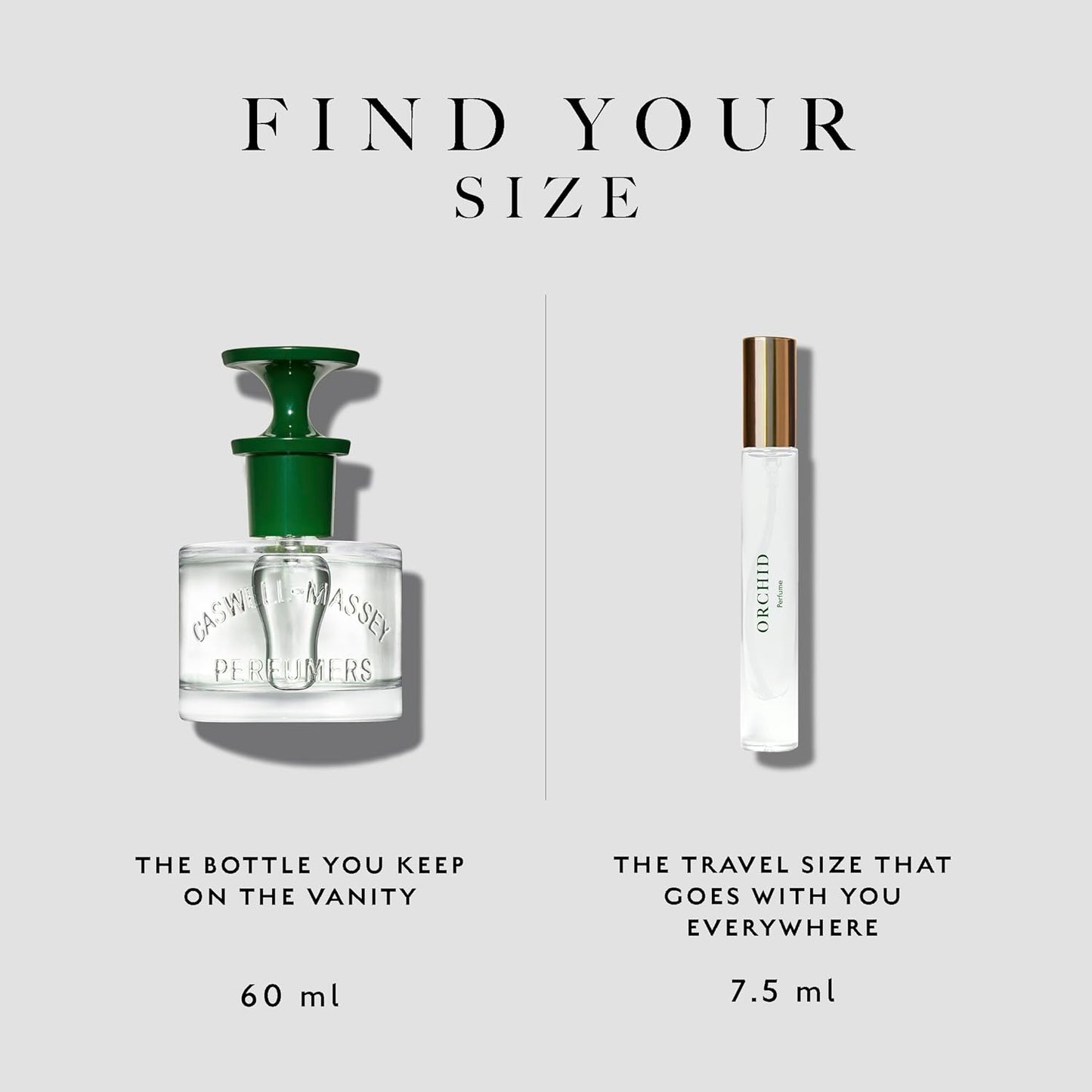 Caswell-Massey Orchid Perfume, Classic Floral Scent, Luxurious & Long-Lasting Fragrance for Women, Full Size, Perfume for Women, 2 Fl Oz