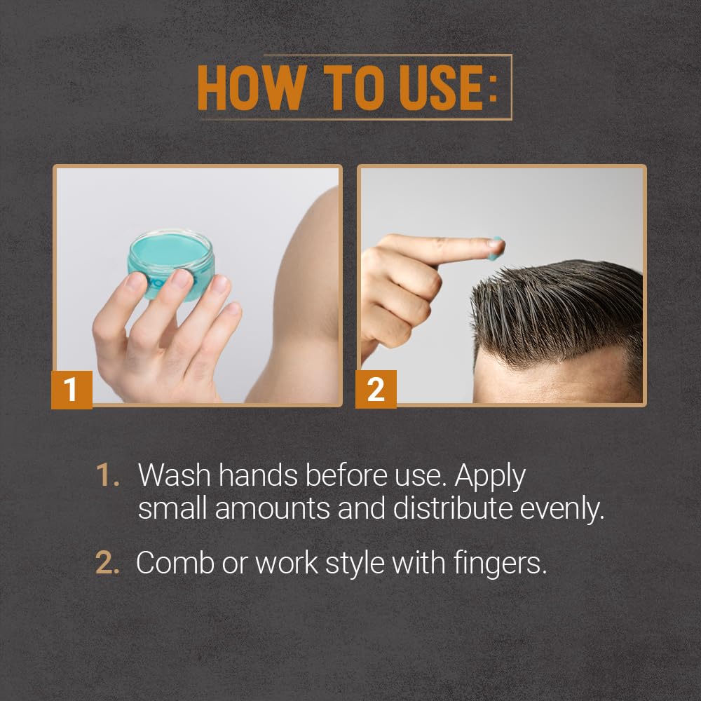 Woody's Hair Clay for Men – Matte Finish, Styling Pomade for Men Stronghold, Firm and Flexible Control, 3.4 oz. 2-Pack