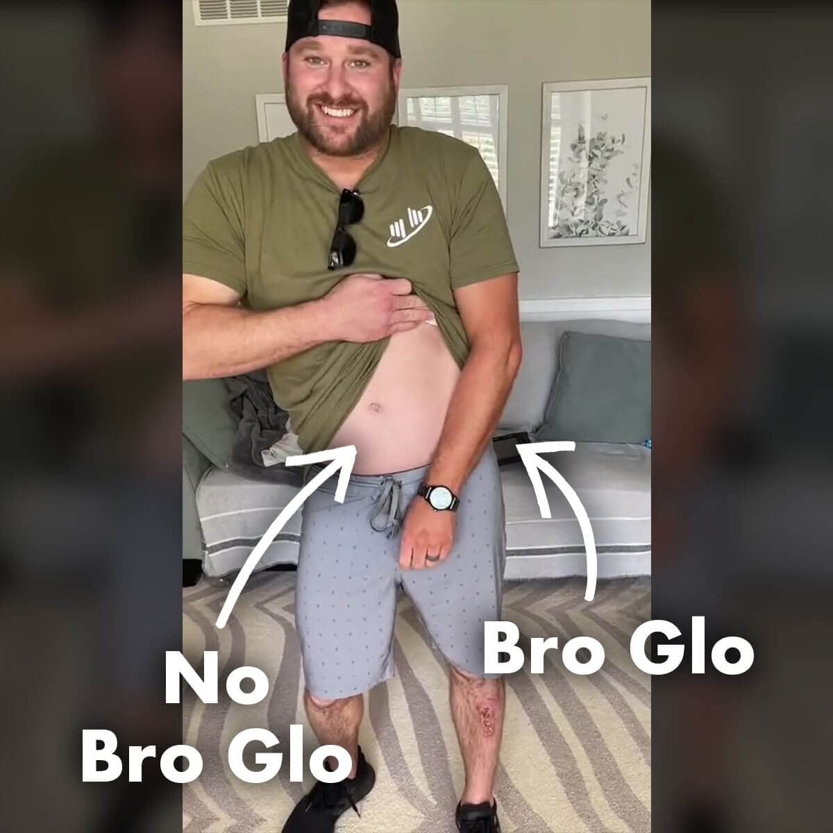 Bro Glo Self Tanner for The Boys - King Bundle - Easy Sunless Tan For Your Face & Body With Mitt & Back Applicator - Oil Free Water Based for Faster Skin Drying - Natural Sun Kissed Bronze Color Perfect for Men - Gift Set (The King Bundle)