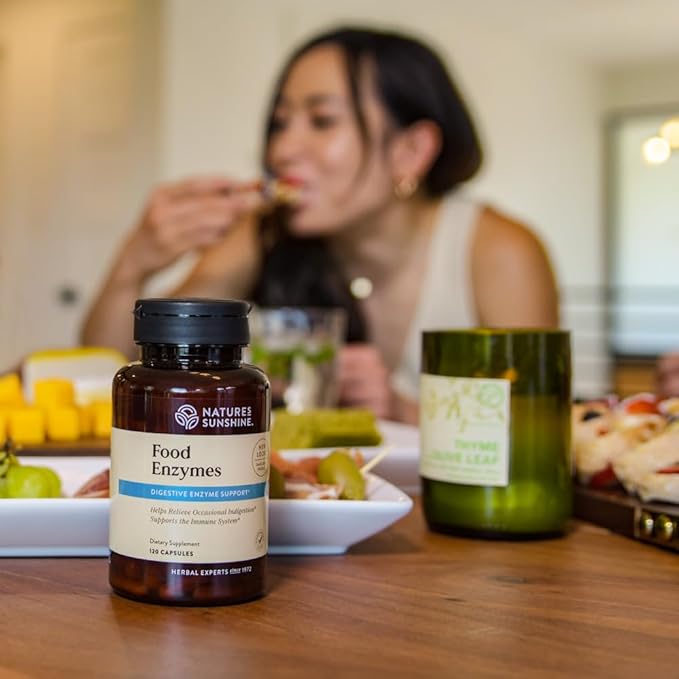 Nature's Sunshine Food Enzymes 60 Servings (120 Capsules)