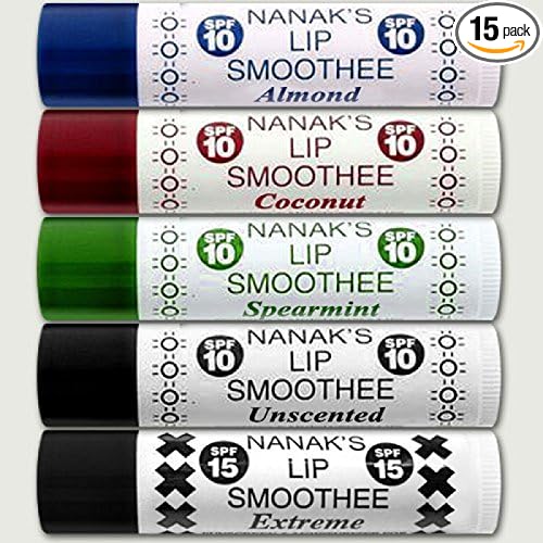 Nanak's Lip Smoothee with SPF 10 - Spearmint - 3 Pack!