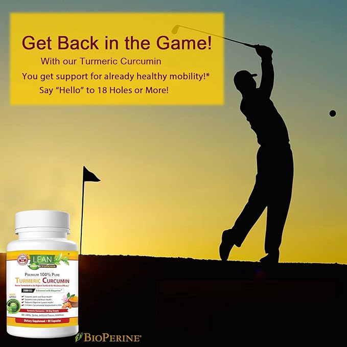 Turmeric Curcumin with Black Pepper Bioperine 2300 mg, 90 Capsules