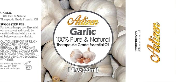 Artizen 30ml Oils - Garlic Essential Oil - 1 Fluid Ounce