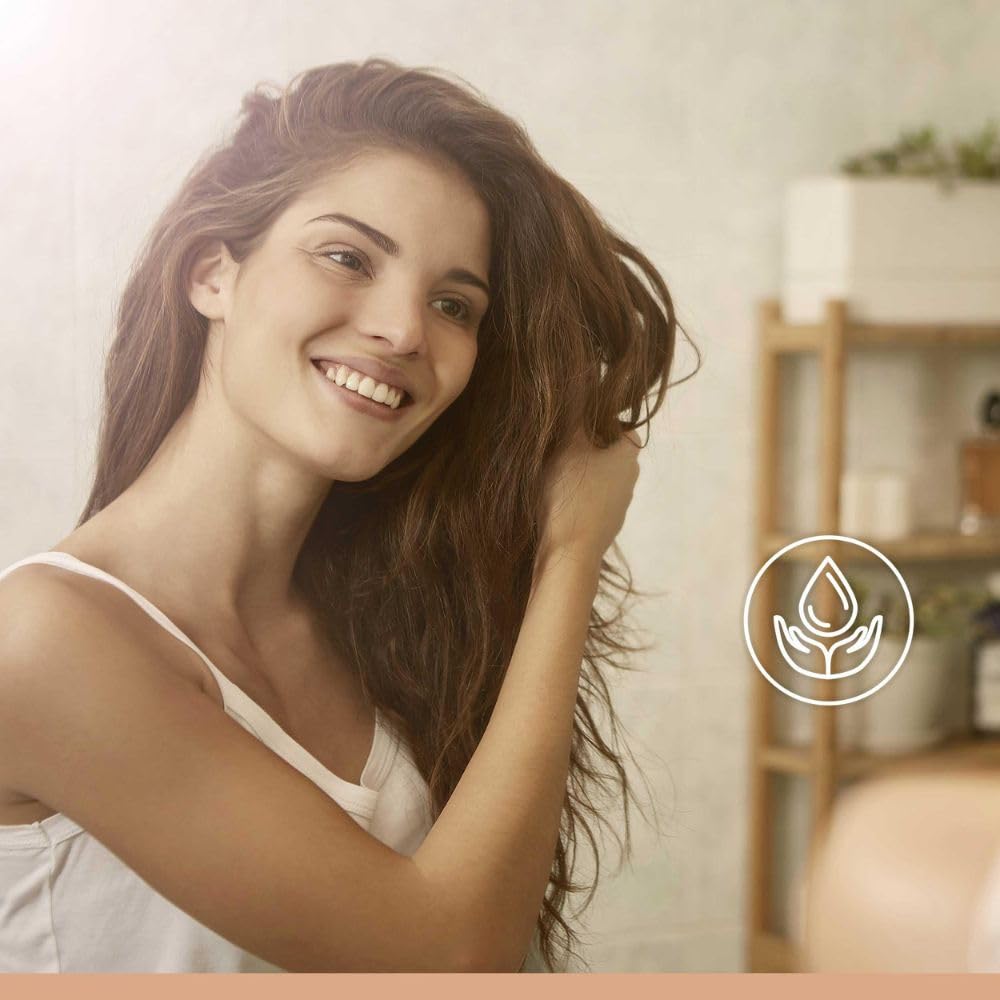 Saryna Key Hair Oil for Damage Repair - Pure African Shea Butter with Keratin & Vitamin E for Hair Treatment - Frizz Control & Split End Repair Hair Serum - Moisturizes, Shines, Softens (50ml/1.87oz)