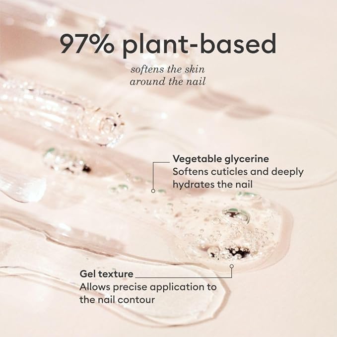 Manucurist - Cuticle Remover - Gel Cuticle Remover - Cuticle Care - 9-Free, 97% Bio-Sourced Ingredients - Made in France - Nail Care - 0.5 fl oz Bottle