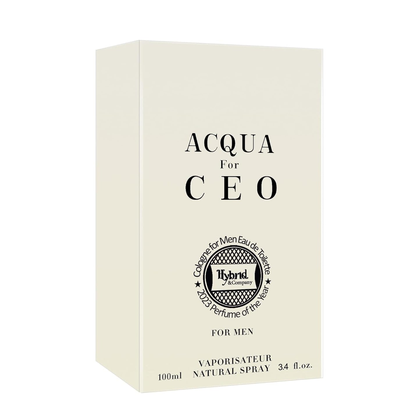 Hybrid & Company Acqua for Ceo Men’s Classic Scent Spray Eau De Perfume Toilette 100 ML