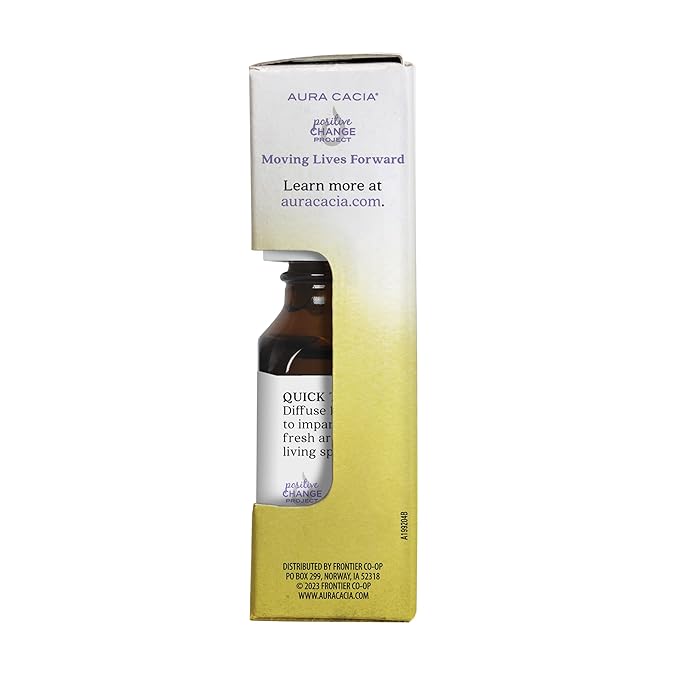 Aura Cacia Essential Oil, Lemon, 0.5 Ounce