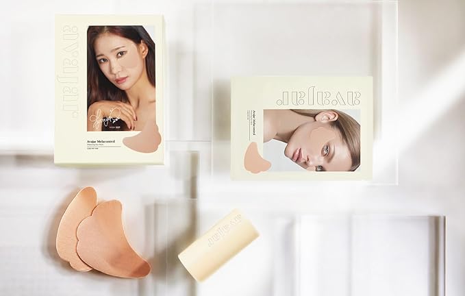 Avajar Melacontrol Eye Patch (10P) - Korean Skin Care Under Eye Mask for UV Protection & Dull Skin with Niacinamide & Centella, Golf Accessories & Travel K-Beauty Essentials & Hiking Essentials