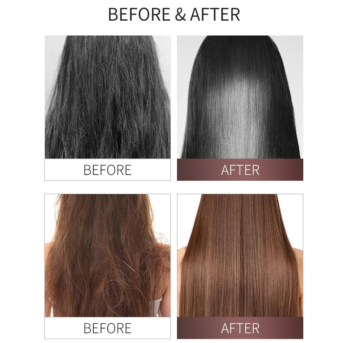 Magical Keratin Treatment Mask, Advanced Molecular Roots Conditioner for Dry & Damaged Hair, 5 Seconds Restore Soft Hair (80ml)