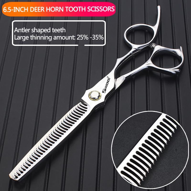 6.5-Inch Sharonds Hair Cutter, Professional Japanese 440C Cutting Scissors, Efficient Scissors, Scissors, Comb Adjuster