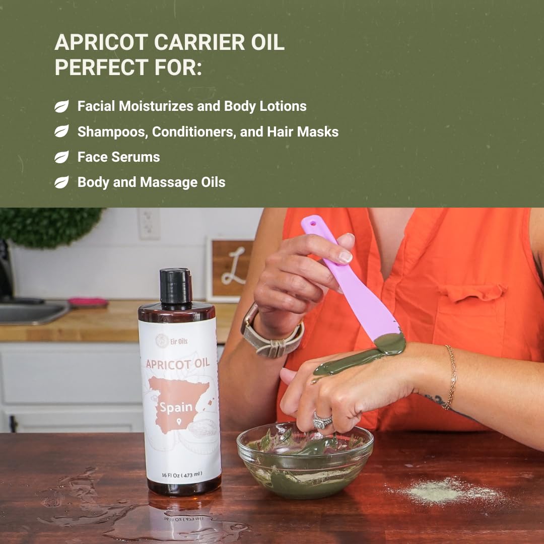 Nature Packaged Apricot Kernel Oil - Direct from Spain and Turkey - 100% Pure Carrier Oil for Hair, Face, and Skin - Cold-Pressed Carrier Oils (4 Gallons)