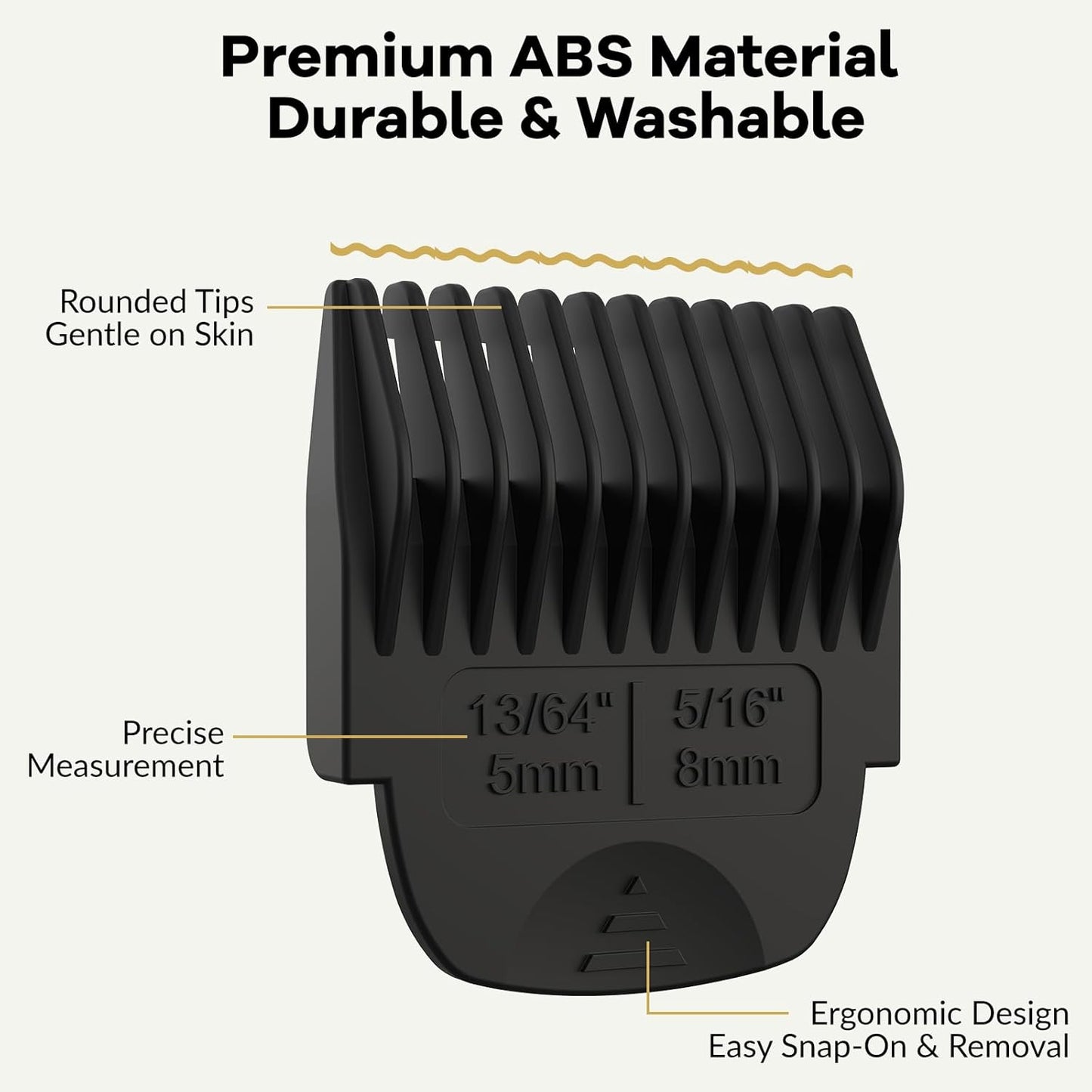 Guards for Manscaped 3.0 - Skin-Safe Trimmer Attachments, Precision Fit Cutting Guides Comb Replacement (4-Pack)