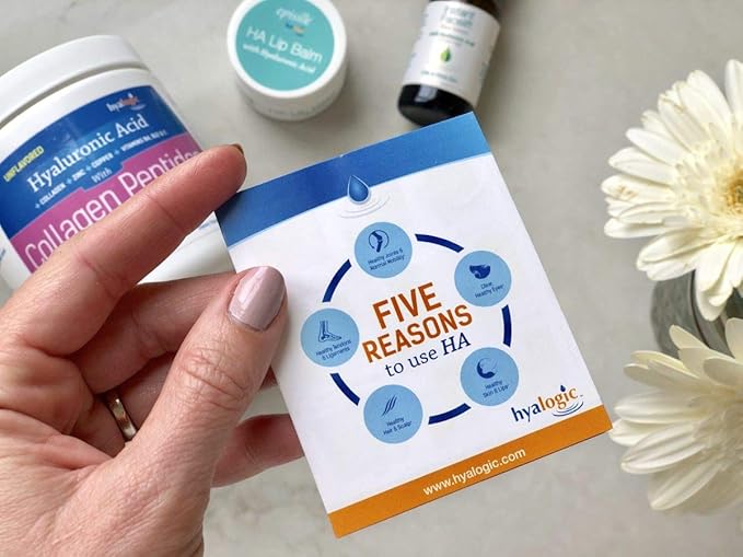 Hyalogic Beauty from Within Hyaluronic Acid Gummies – Ideal for Skin Care and Hair Growth - Delicious Berry-Flavored Gummy Vitamins – Vegan & Gluten Free (60 Gummies)