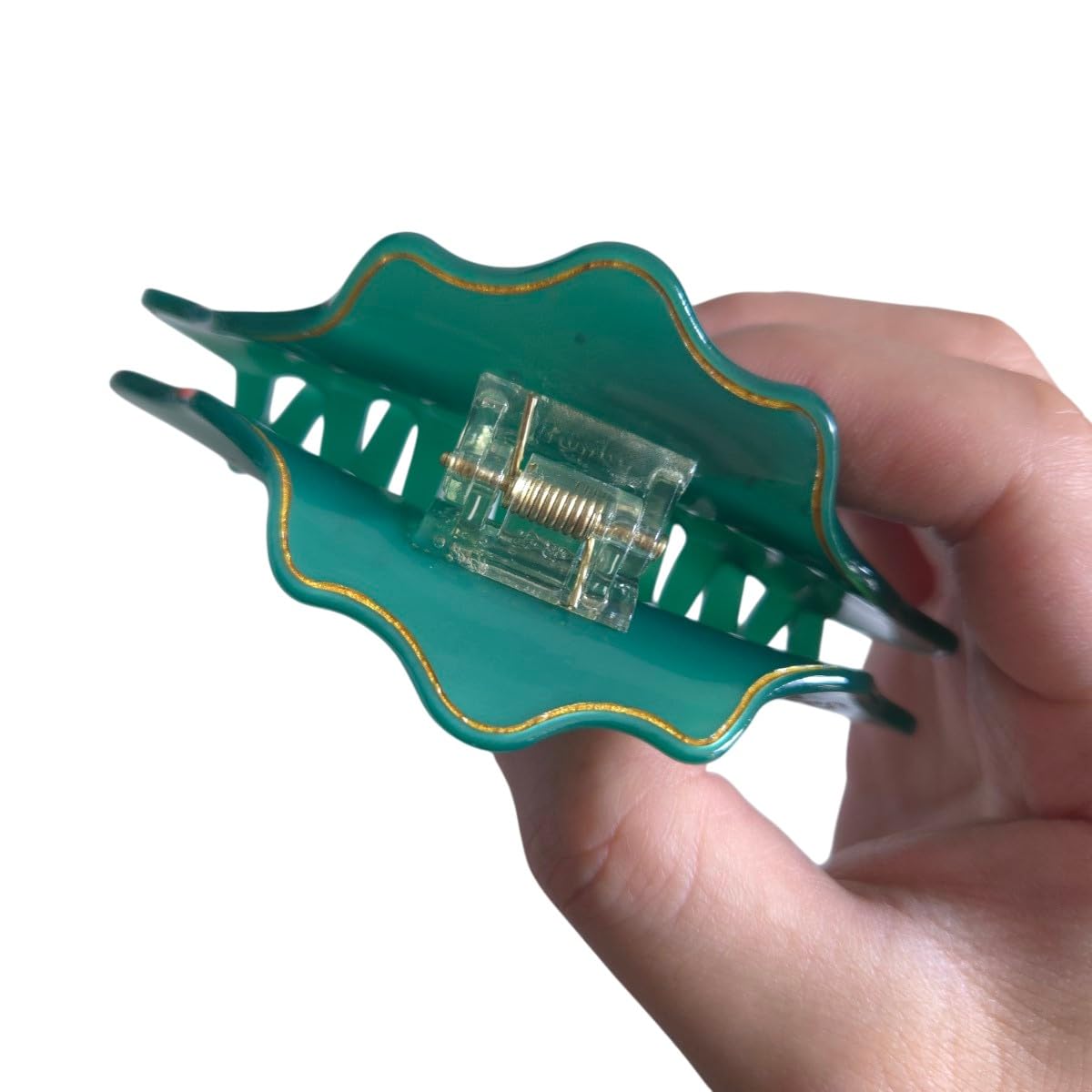 Fantasy Taurus Sign Hair Clips,Novelty Acetate Claw Clip,Zodiac Hair Clips for Women,Emerald