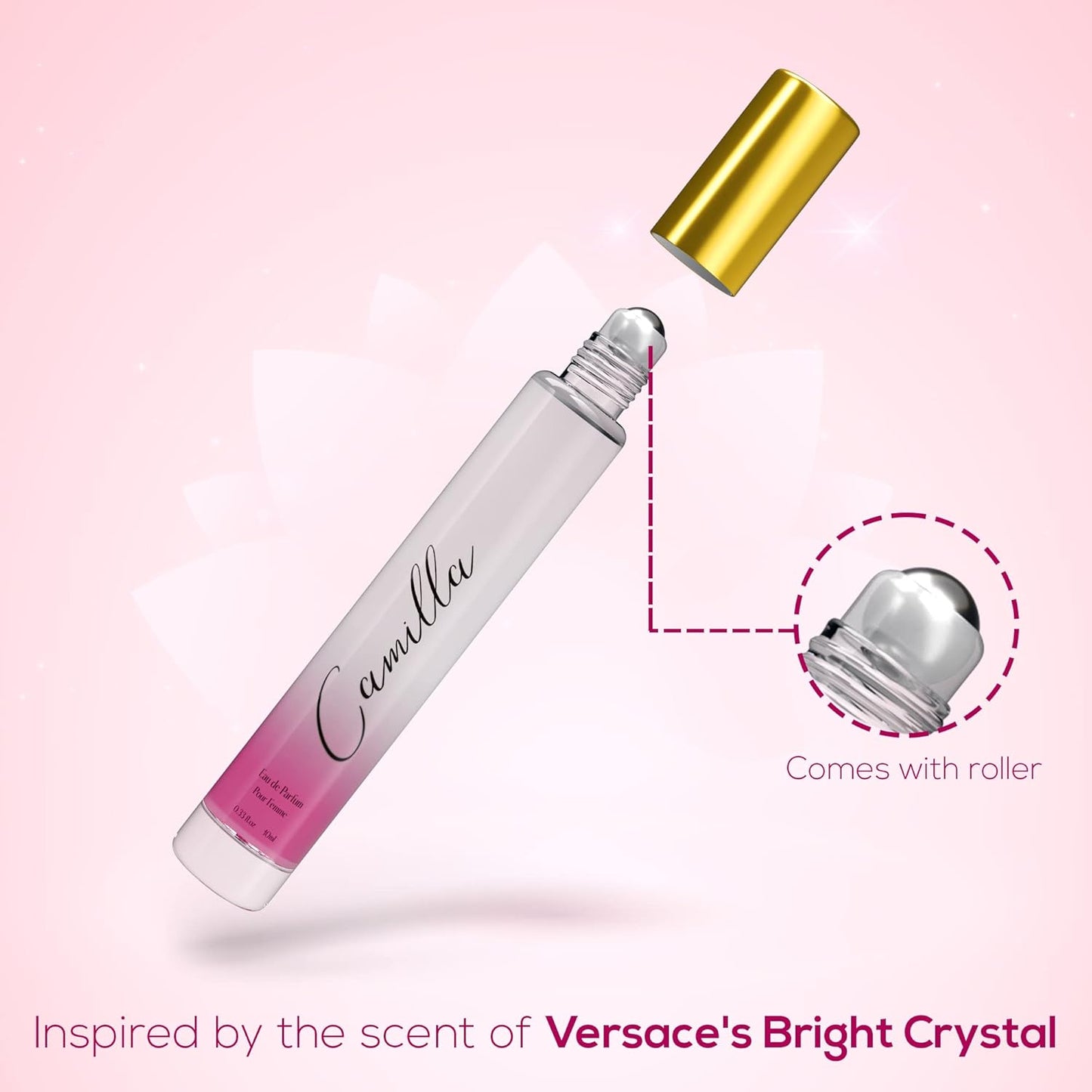 Womens Perfume Rollerball Set - 3 INSPIRED Perfumes for Women - (0.33 fl oz / 10 ml each)