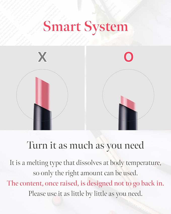 Volumizing Lip Fondue 06 Essential 2g, 3-in-1 Melting Balm for Hydrating Lip Care, Plumping Volume and High-Gloss Water Glow, Infused with Rosehip Oil for Longlasting Moisture, Korean Makeup