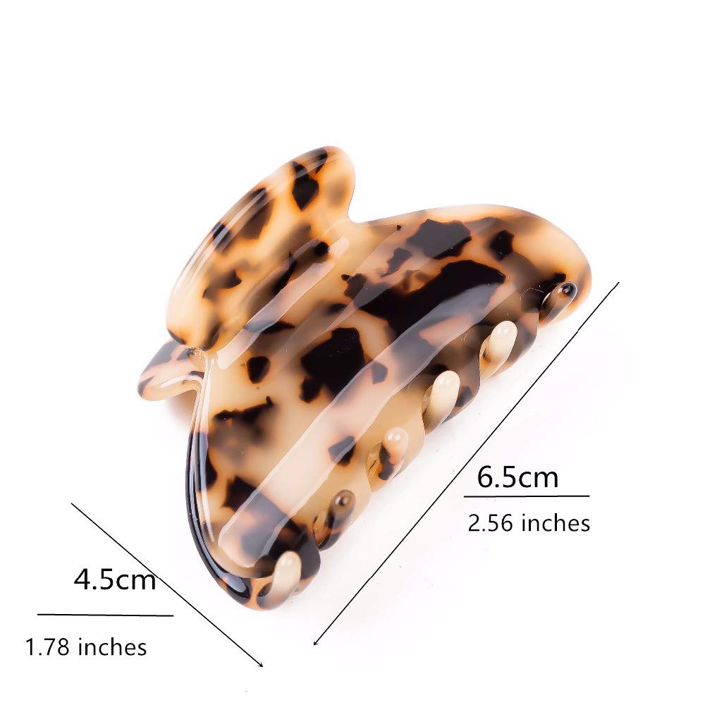 Handmade Celluloid Acetate French Design Barrettes Tortoise Shell Claws Hair Claw Luxury Fashion Accessories Hair Clip for Women