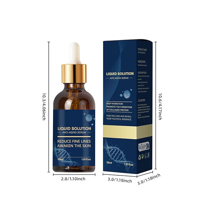 2 Pcs Anti-Wrinkle Serum,Face Moisturizing Serum,Reduces Wrinkles, Firms Skin, Deeply,Moisturizes and Nourishes Skin,1.01 FL OZ Each(2 pcs)