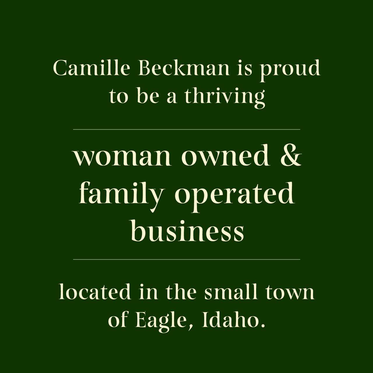 Camille Beckman Glycerine Hand Therapy Cream (Lotus Blossom & Green Tea, 6 Ounce)